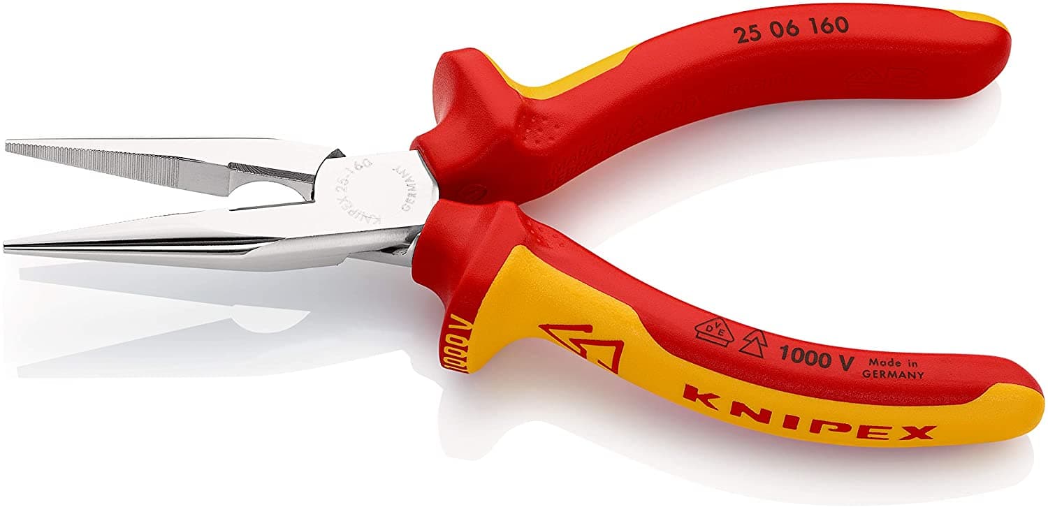 Knipex klešta špic prava sa bočnim sečenjem 1000V VDE 160mm 25 06 160 - slika 3