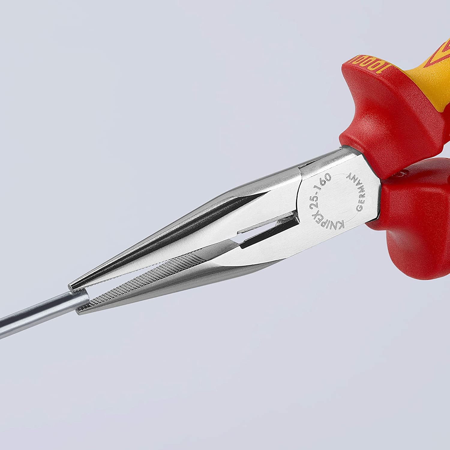 Knipex klešta špic prava sa bočnim sečenjem 1000V VDE 160mm 25 06 160 - slika 5