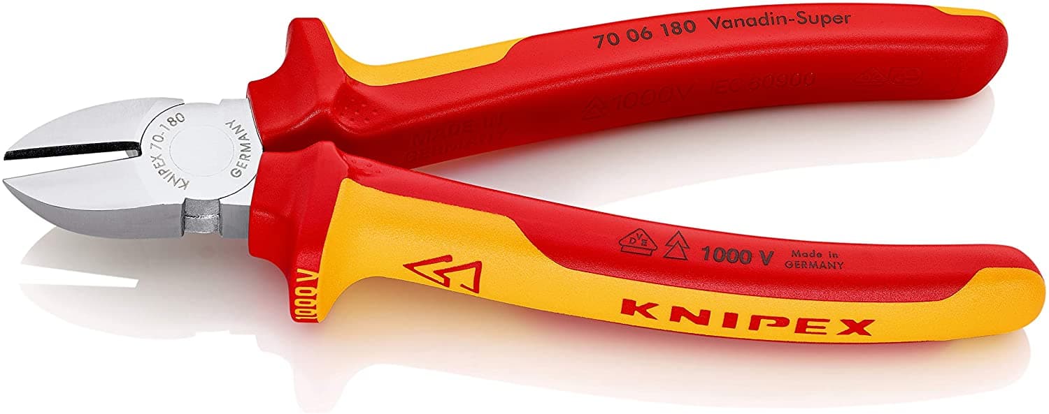 Knipex 70 06 180 Bočne sečice izolovane, VDE, hromirane 180 mm - slika 2