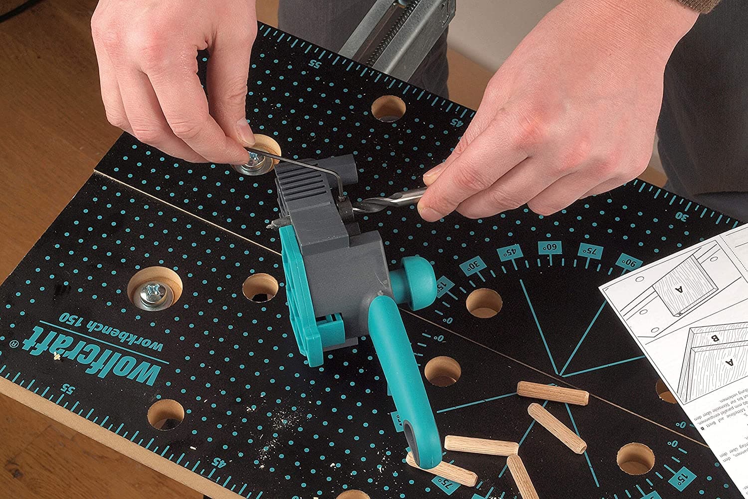 Wolfcraft 4640000 Šablon za bušenje, 6,8,10mm - slika 12