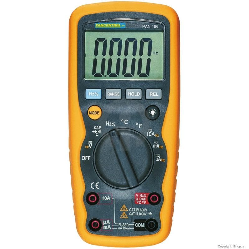 Pancontrol Digitalni multimetar PAN 186 0,1 mV-1000V