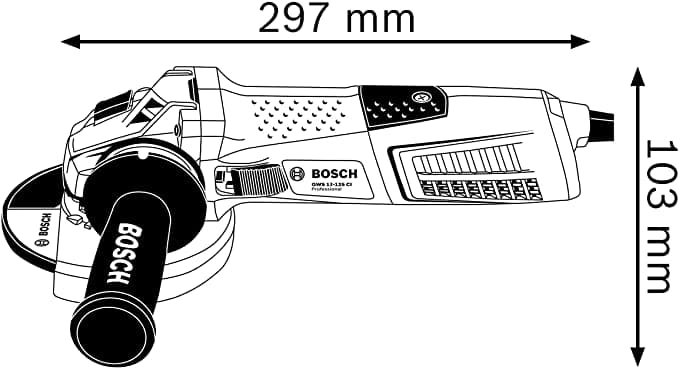Bosch GWS 13-125 CIE ugaona brusilica, 1.300W - slika 2