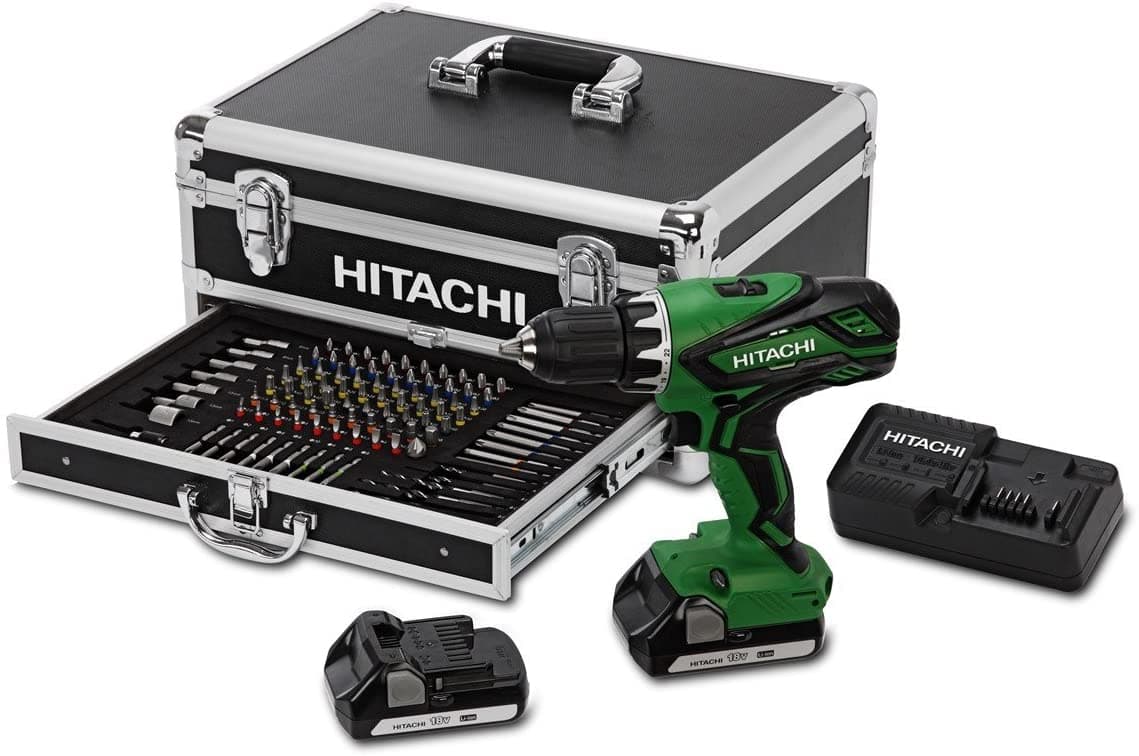 Akumulatorska šrafilica-odvrtač Hikoki DS18DJL, 18V 2x2.5Ah + pribor 100 delova - slika 3