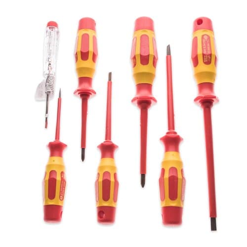 Set izolovanih VDE odvijača SKG 65604, 1000V, 7 delova - slika 2