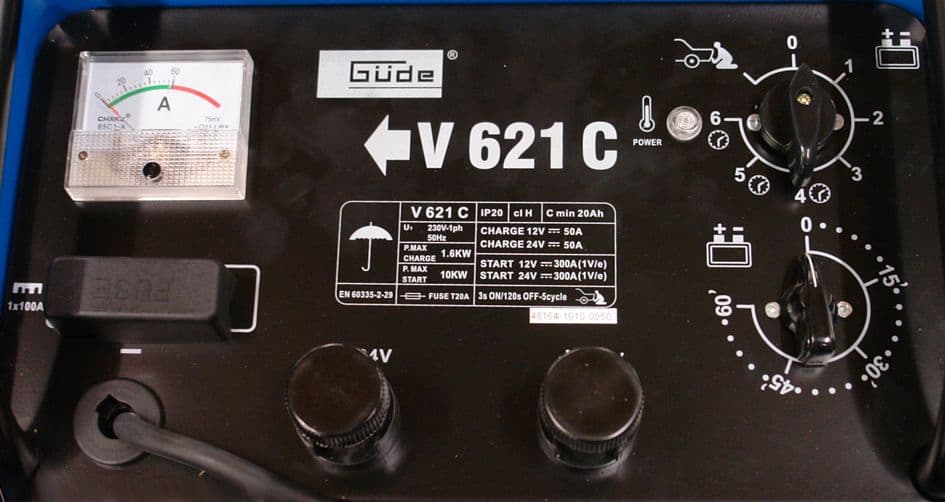 Gude V 621C punjač-starter 12/24v 9000w - slika 3