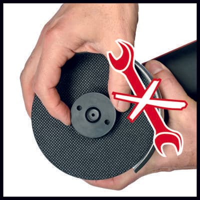 Einhell AXXIO 18/125 Q Akumulatorska ugaona brusilica, bez baterije i punjača - slika 5