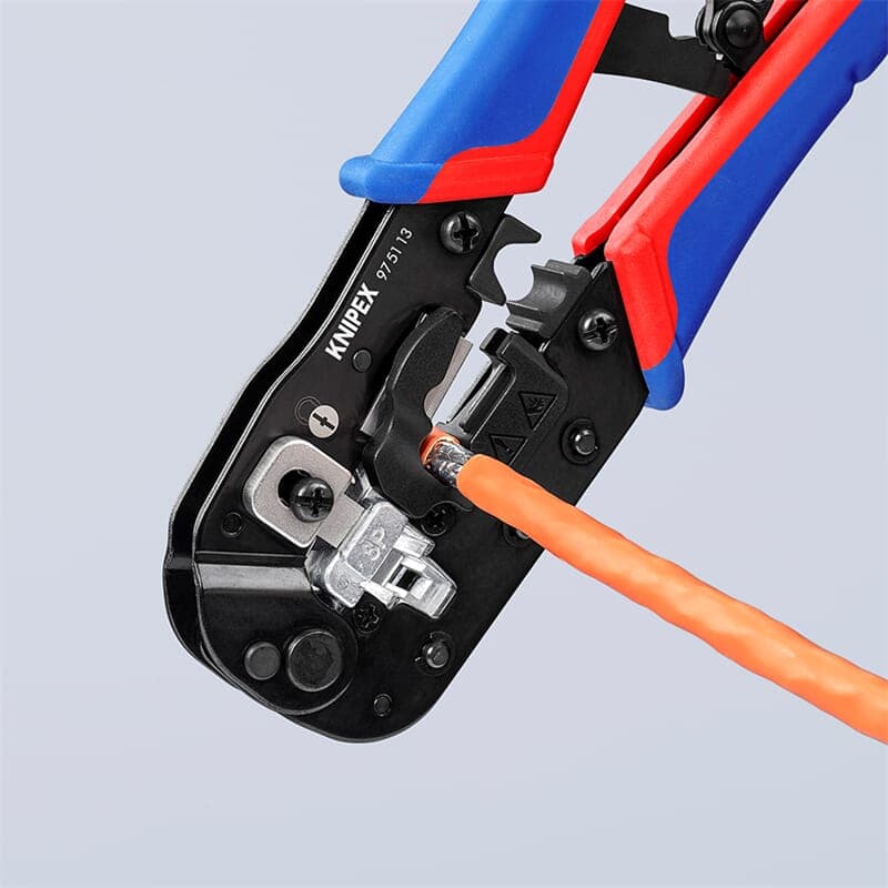 Knipex 97 51 13, Krimp klešta za RJ45 konektore - slika 3