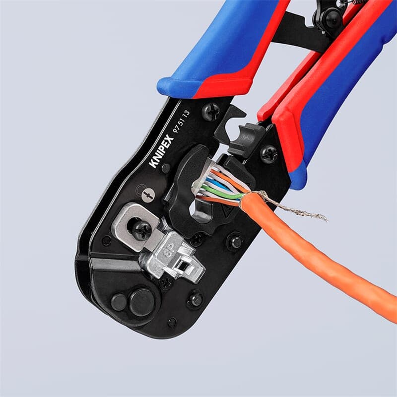 Knipex 97 51 13, Krimp klešta za RJ45 konektore - slika 5