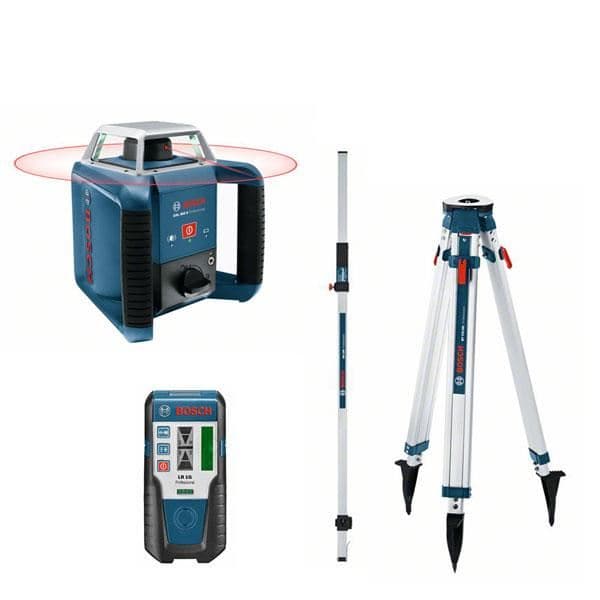 Bosch GRL 400 H + BT 170 HD + GR 240 Rotacioni laser + LR 1 prijemnik + stativ + merna letva u koferu - slika 13