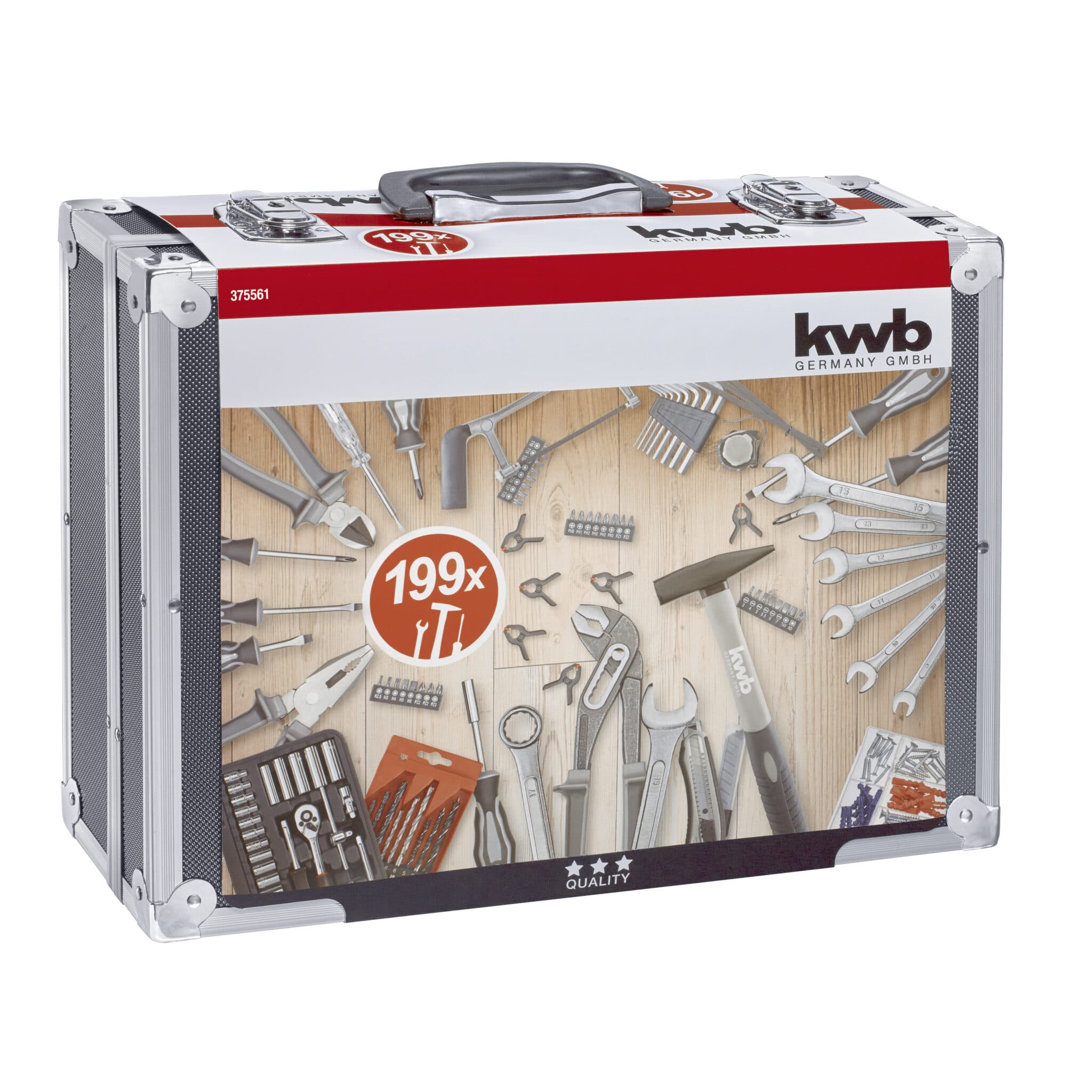 KWB 49375561 set alata u aluminijumskom koferu, 199 delova - slika 5