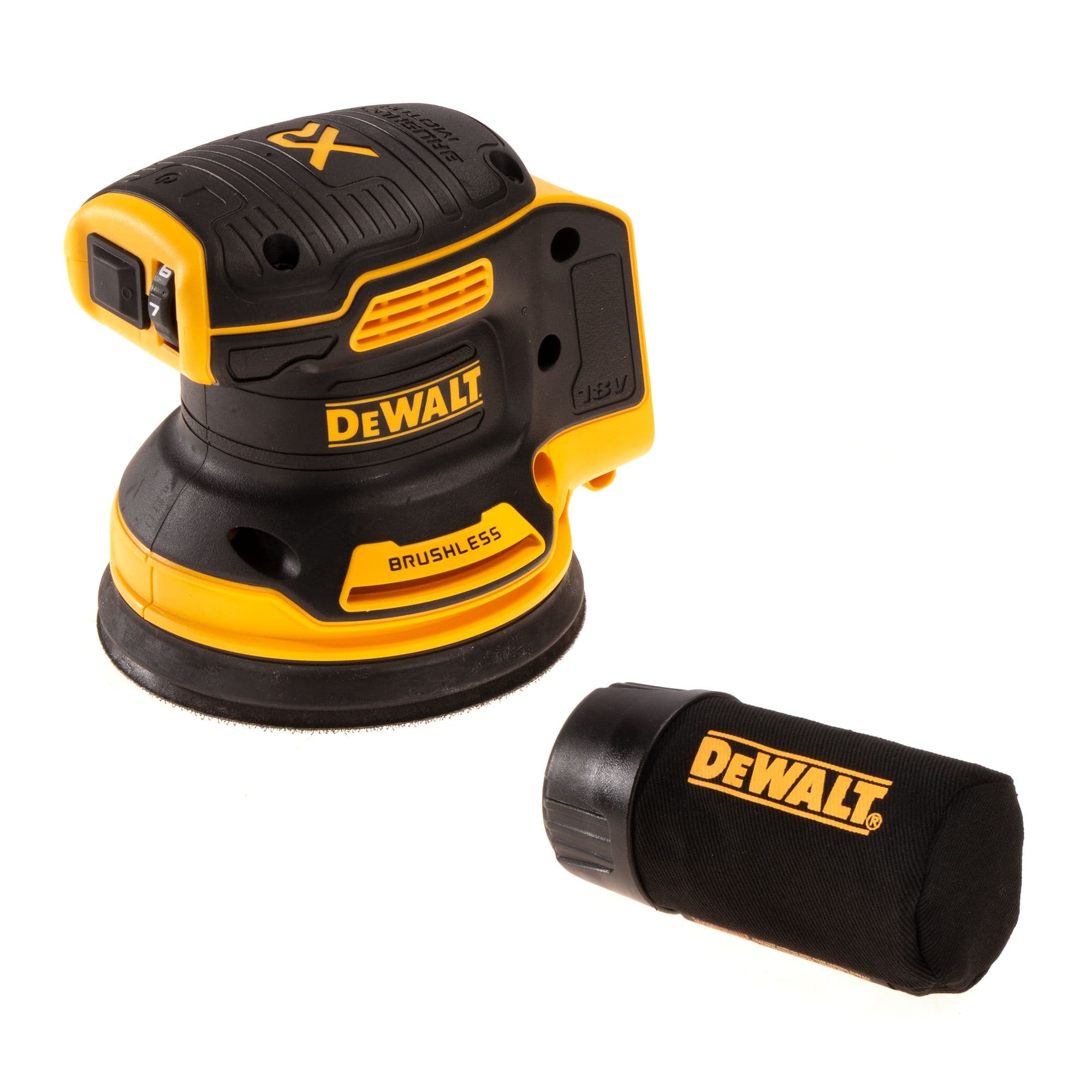 DeWalt DCW210N Solo Ekscentar brusilica - šlajferica, bez četkica 18V XR 125mm - slika 4