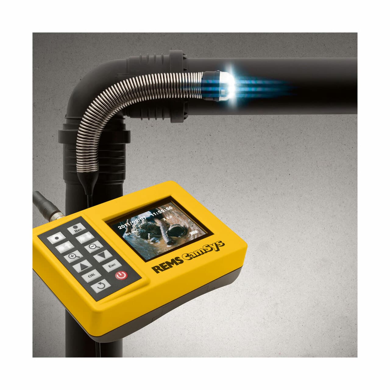 REMS 175010 CamSys komplet S-Color 30 H Nadzorni sistem sa elektronskom kamerom - slika 2