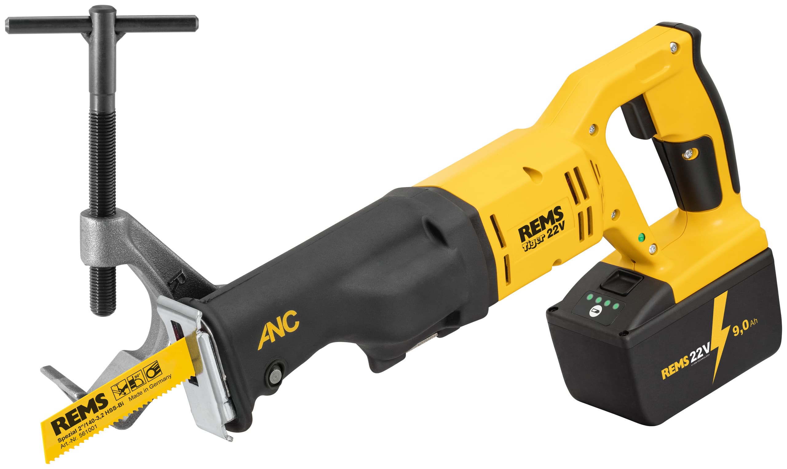 REMS 560055 Akumulatorska sabljasta testera Tiger 22 V VE Komplet\P, Solo - slika 4