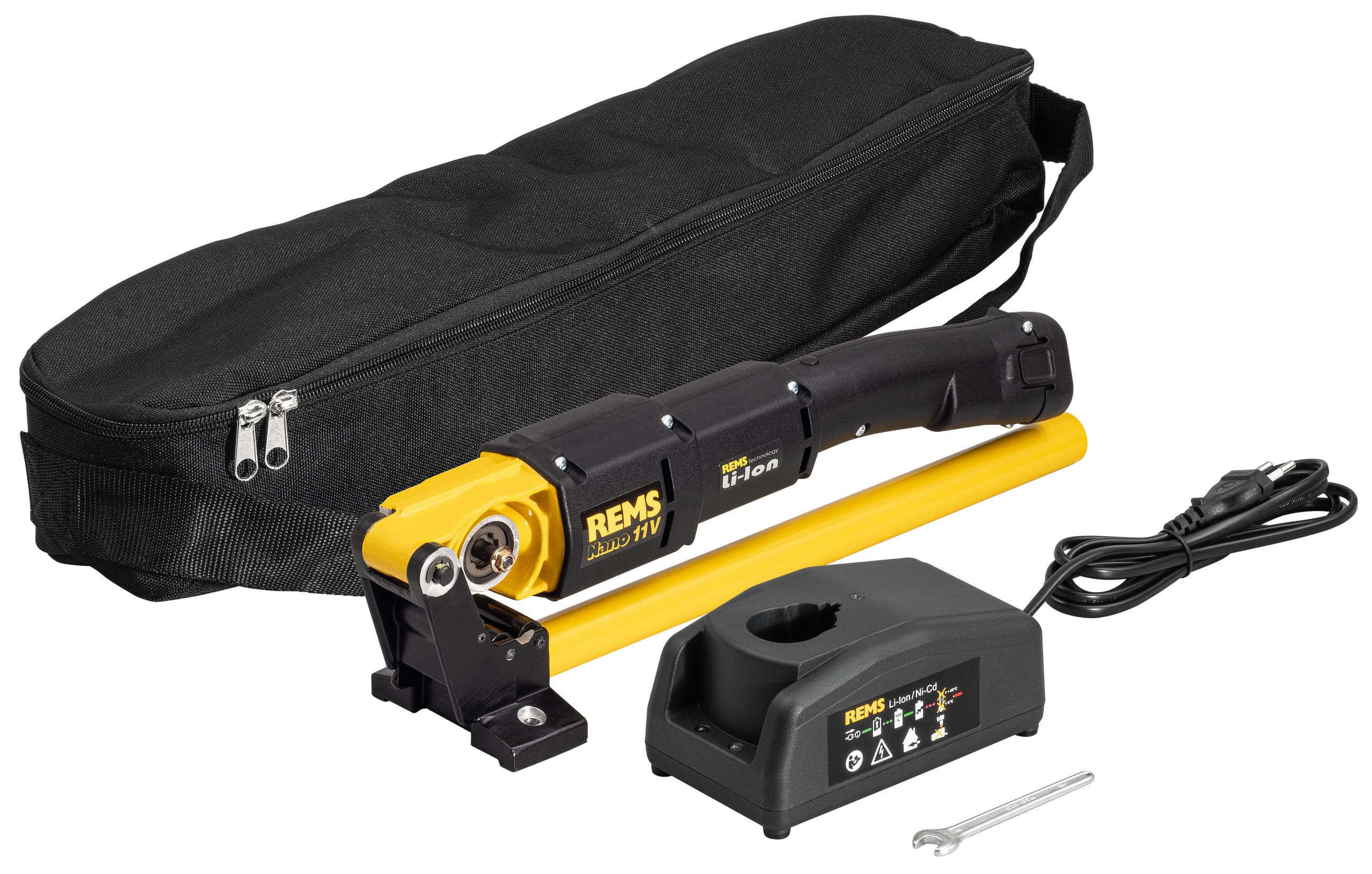 REMS 844011 Nano 11 V Basic-Pack Ø 10 – 40 mm Akumulatorski rezač cevi 
