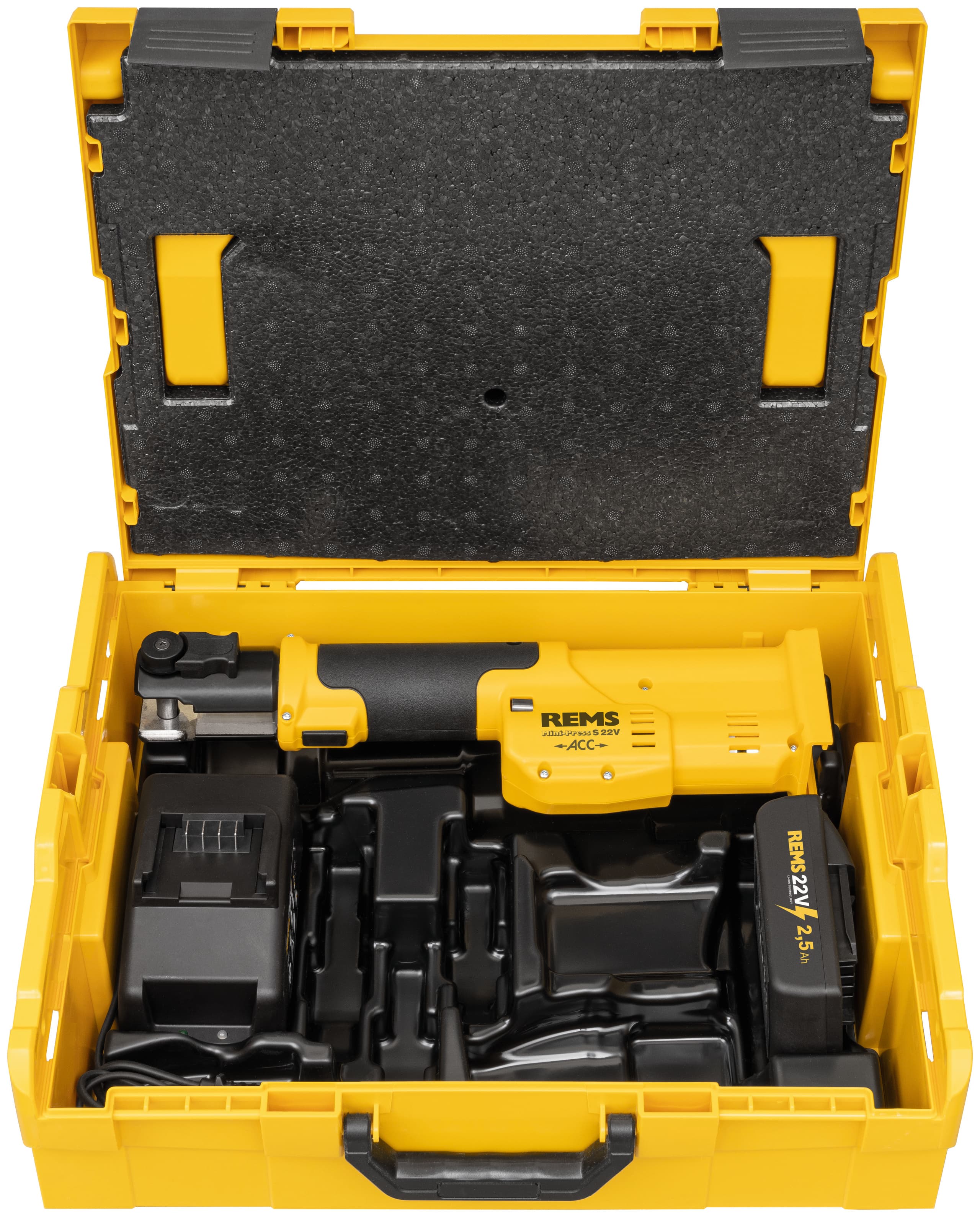 REMS 578016 Mini-Press S 22 V ACC Basic-Pack Akumulatorska radijalna presa Ø 10 – 40 mm - slika 2