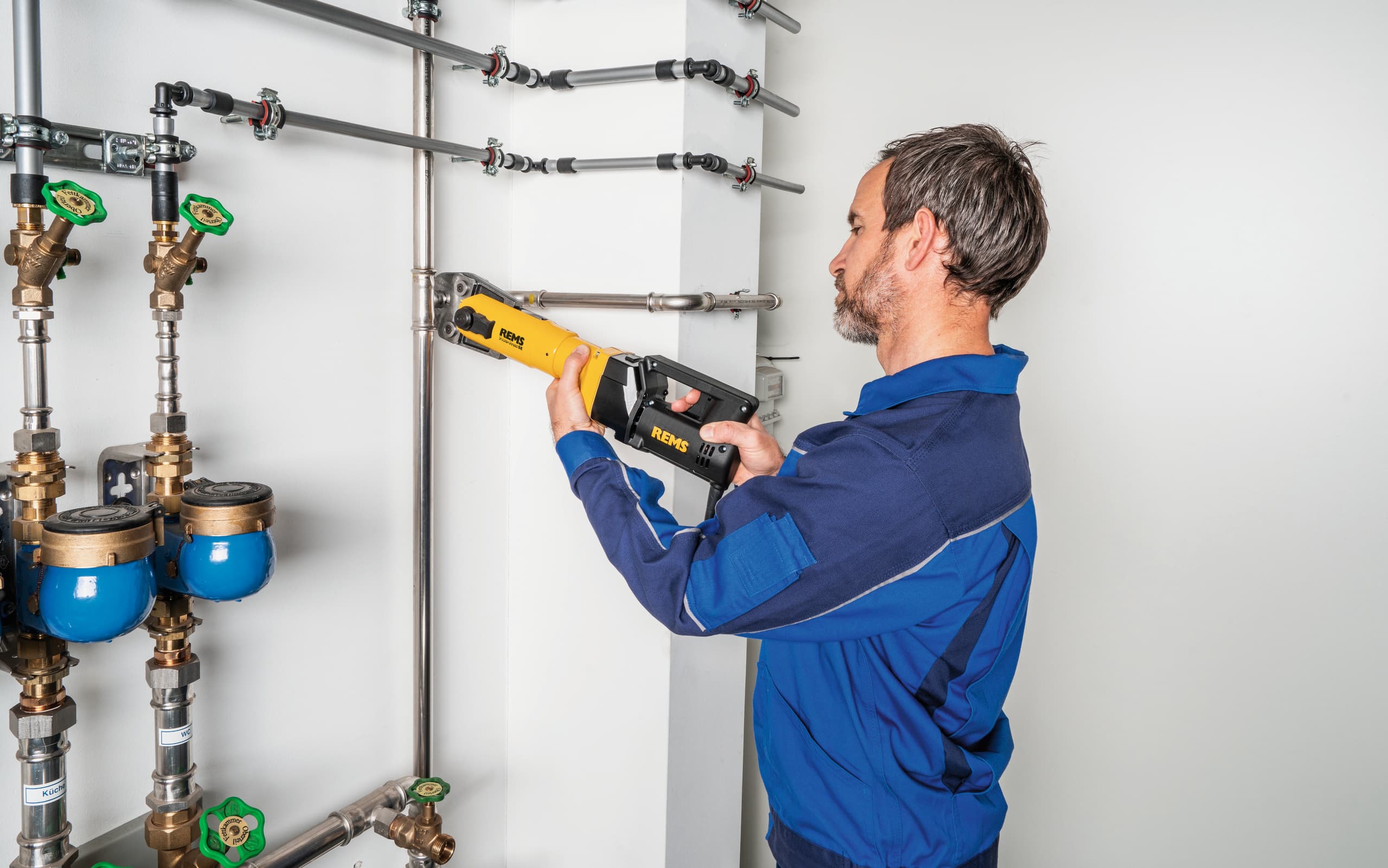 REMS 572X02 Power-Press SE Basic-Pack Elektrohidraulička radijalna presa Ø 10 – 108mm + 3 x Krimp klešta - slika 3