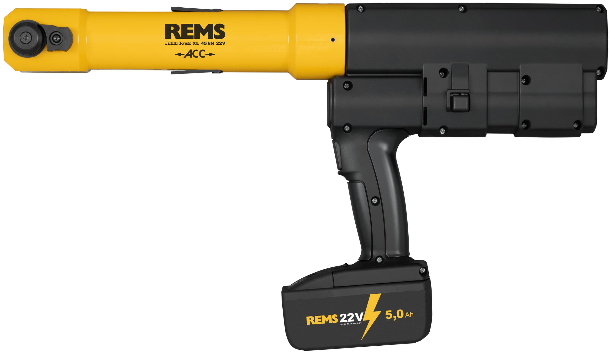 REMS 579014 Akku-Press XL 45 kN 22 V ACC Basic-Pack Z7 Akumulatorska radijalna presa Ø 64 – 108 mm - slika 3
