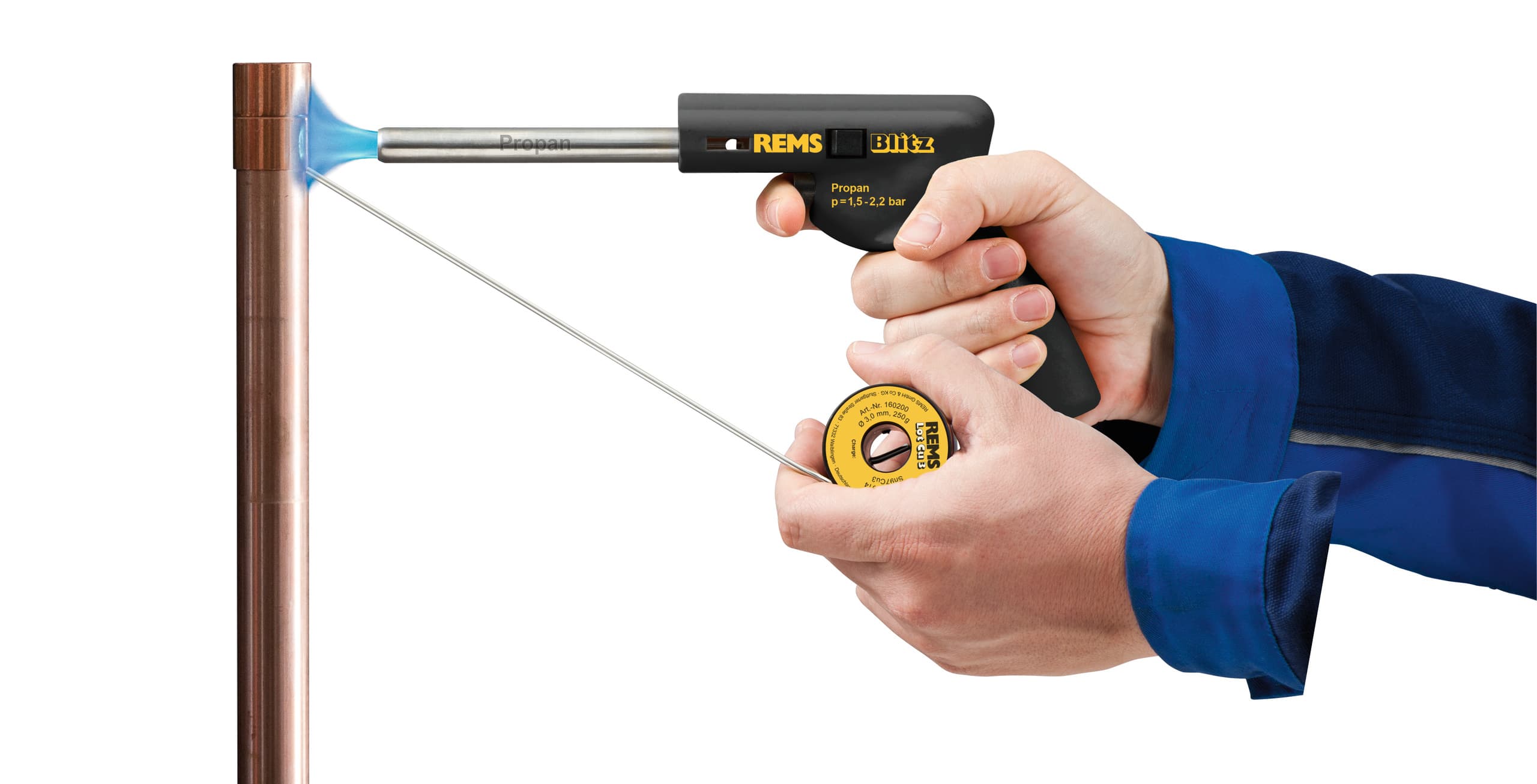 REMS 160010 Blitz Turbo gasni plamenik za lemljenje propanom - slika 2