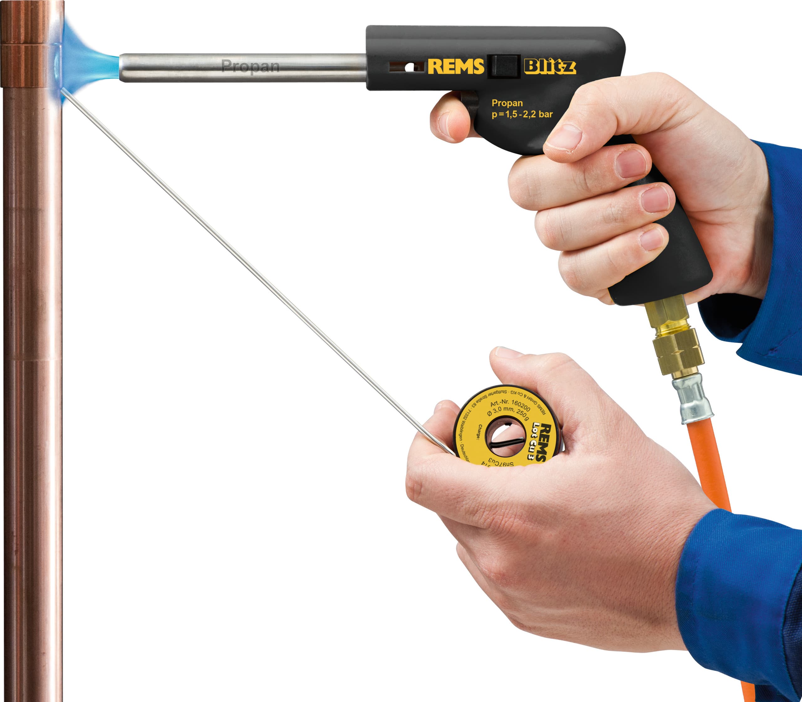 REMS 160010 Blitz Turbo gasni plamenik za lemljenje propanom - slika 3