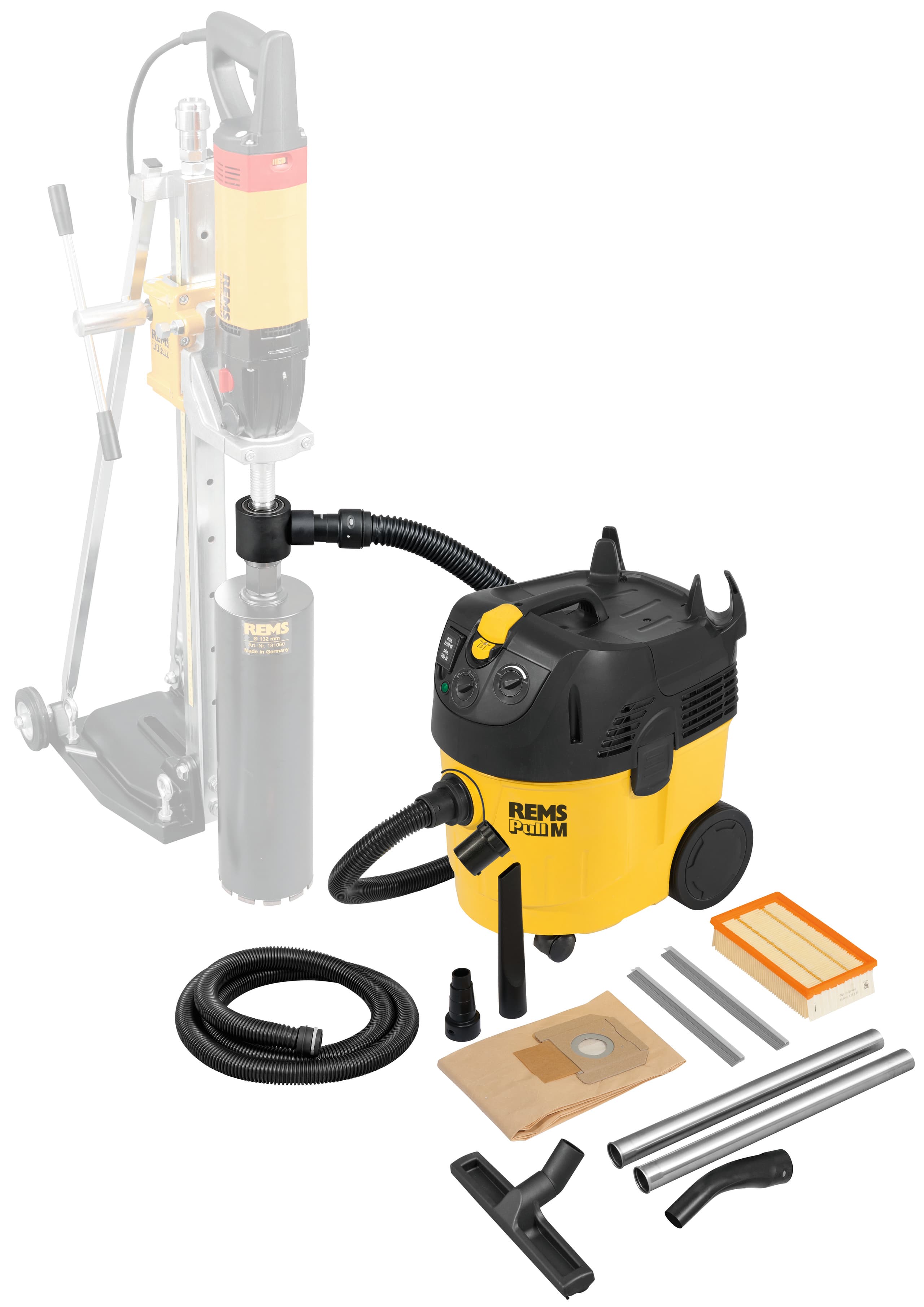 REMS 185504 Pull M komplet D Električni usisivač za suvo i mokro usisavanje, 1200 W, 35 l - slika 3