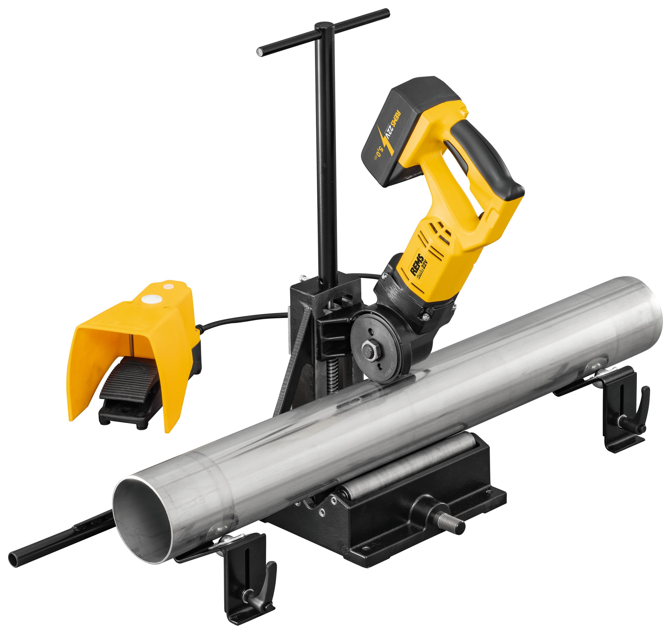 REMS 845X04 Cento 22 V Basic Akumulatorski alat za sečenje cevi + 1 REMS rezni disk Cu-INOX - slika 2