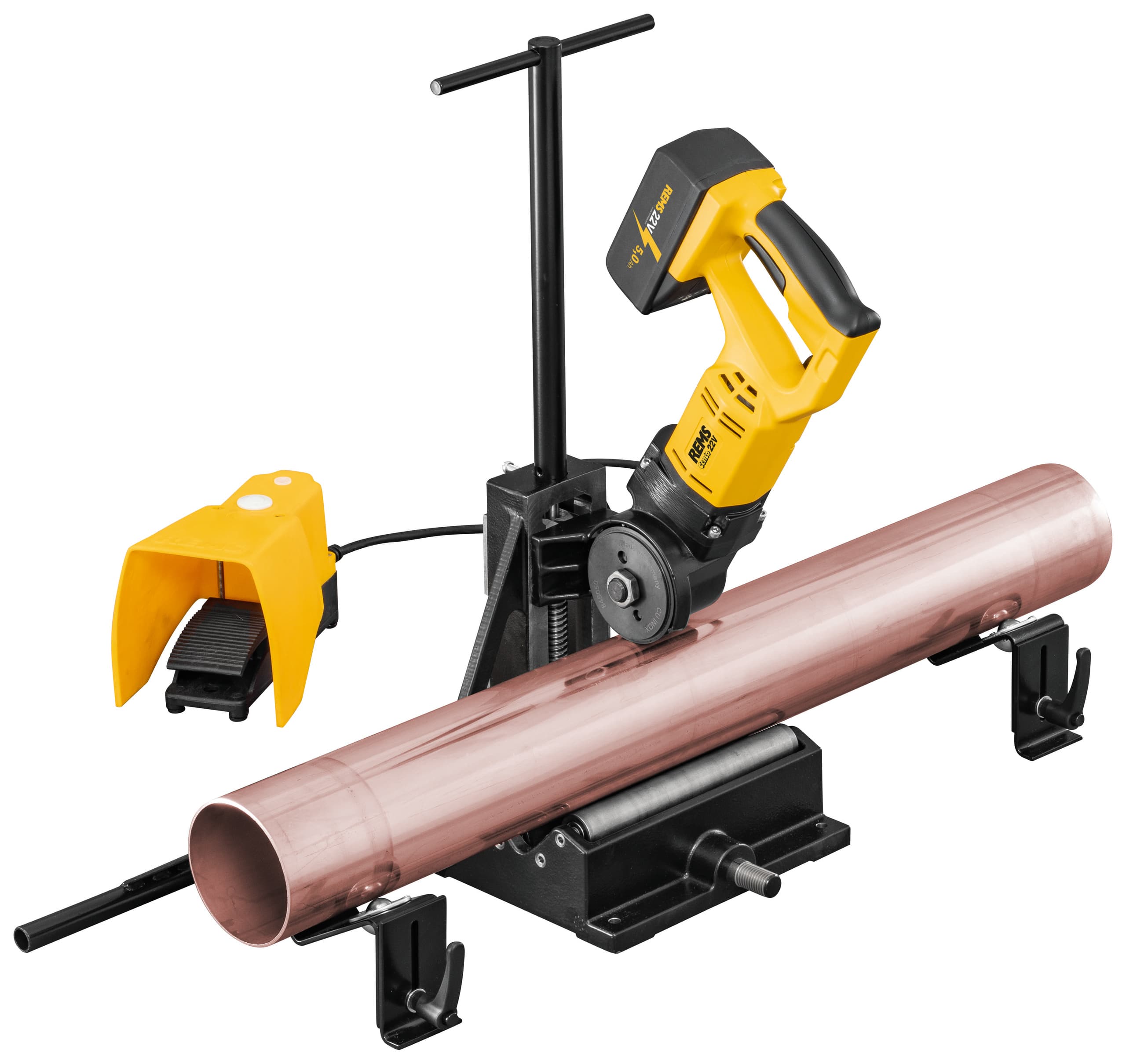 REMS 845X04 Cento 22 V Basic Akumulatorski alat za sečenje cevi + 1 REMS rezni disk Cu-INOX - slika 3