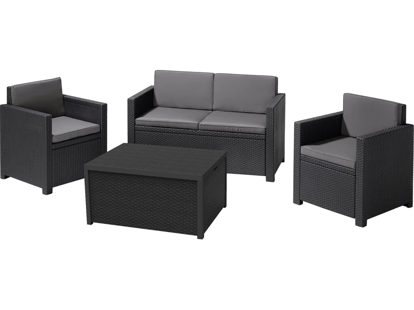 Keter CU 216778 Baštenski set Monaco sa box stolom - slika 5