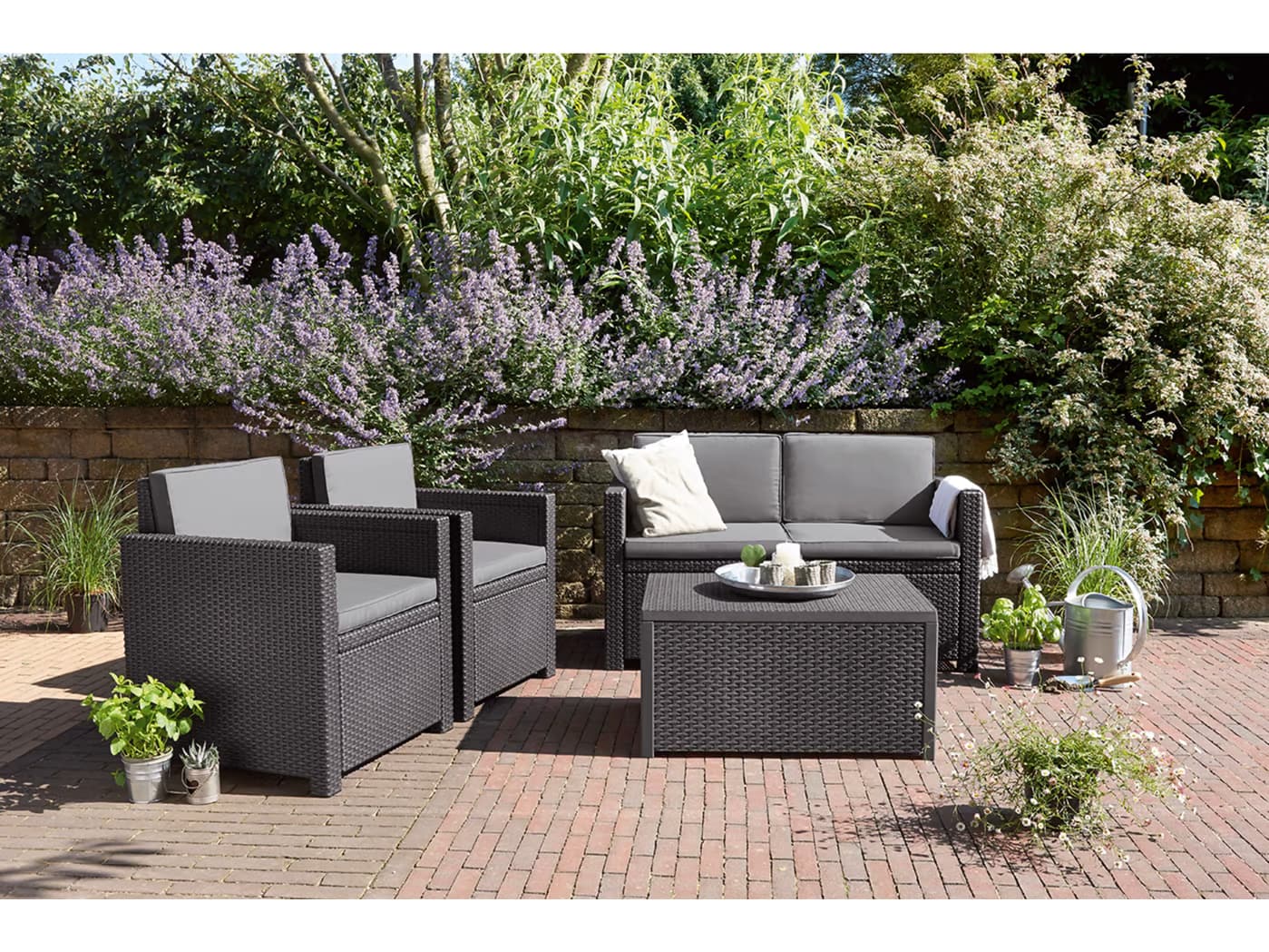 Keter CU 216778 Baštenski set Monaco sa box stolom - slika 8