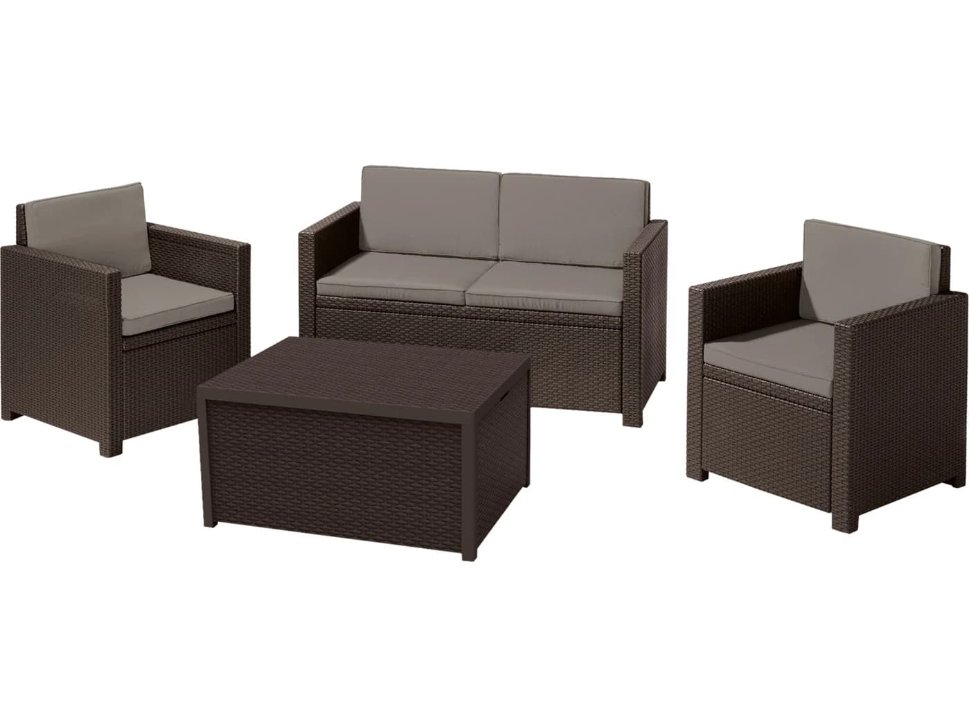 Keter CU 216778 Baštenski set Monaco sa box stolom