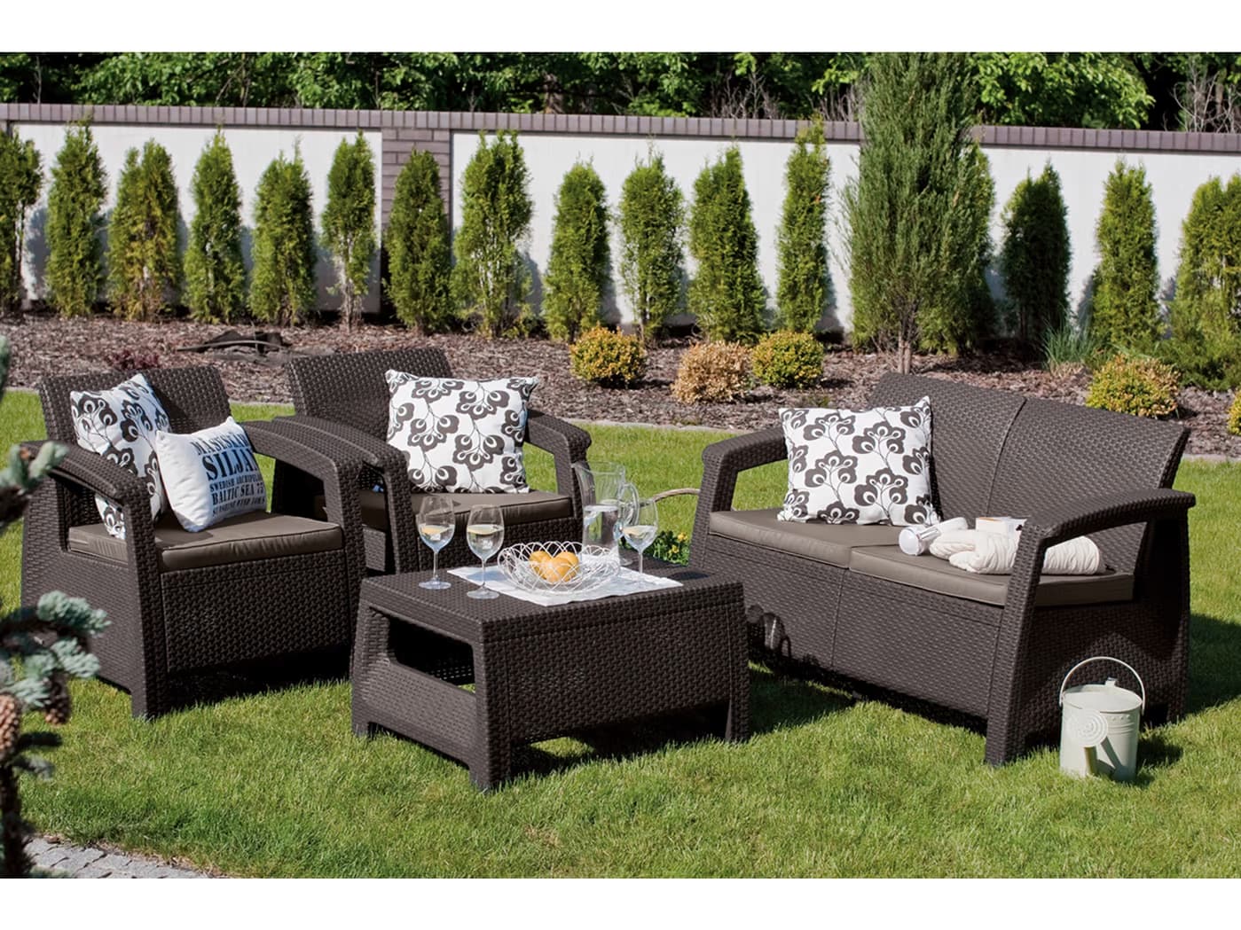 Keter CU 227640 Baštenski set Corfu II Pe-ratan - slika 5