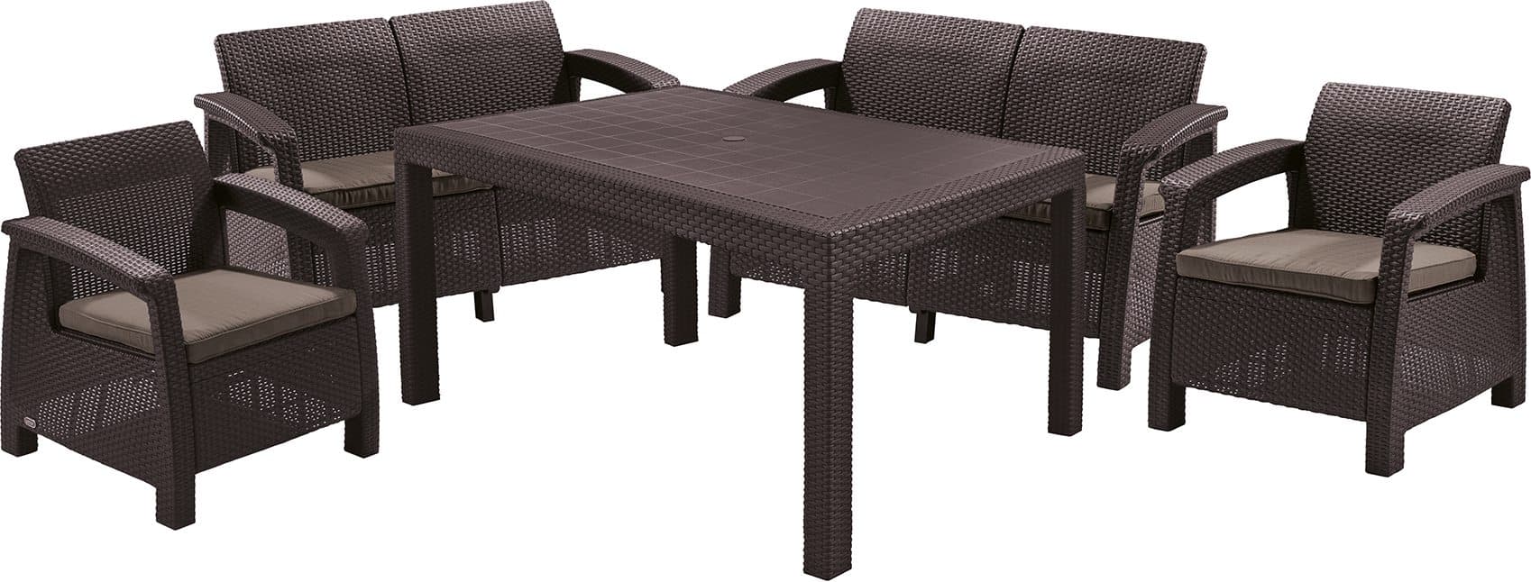 Keter CU 223216 Baštenski set Corfu Fiesta Pe-ratan - slika 3
