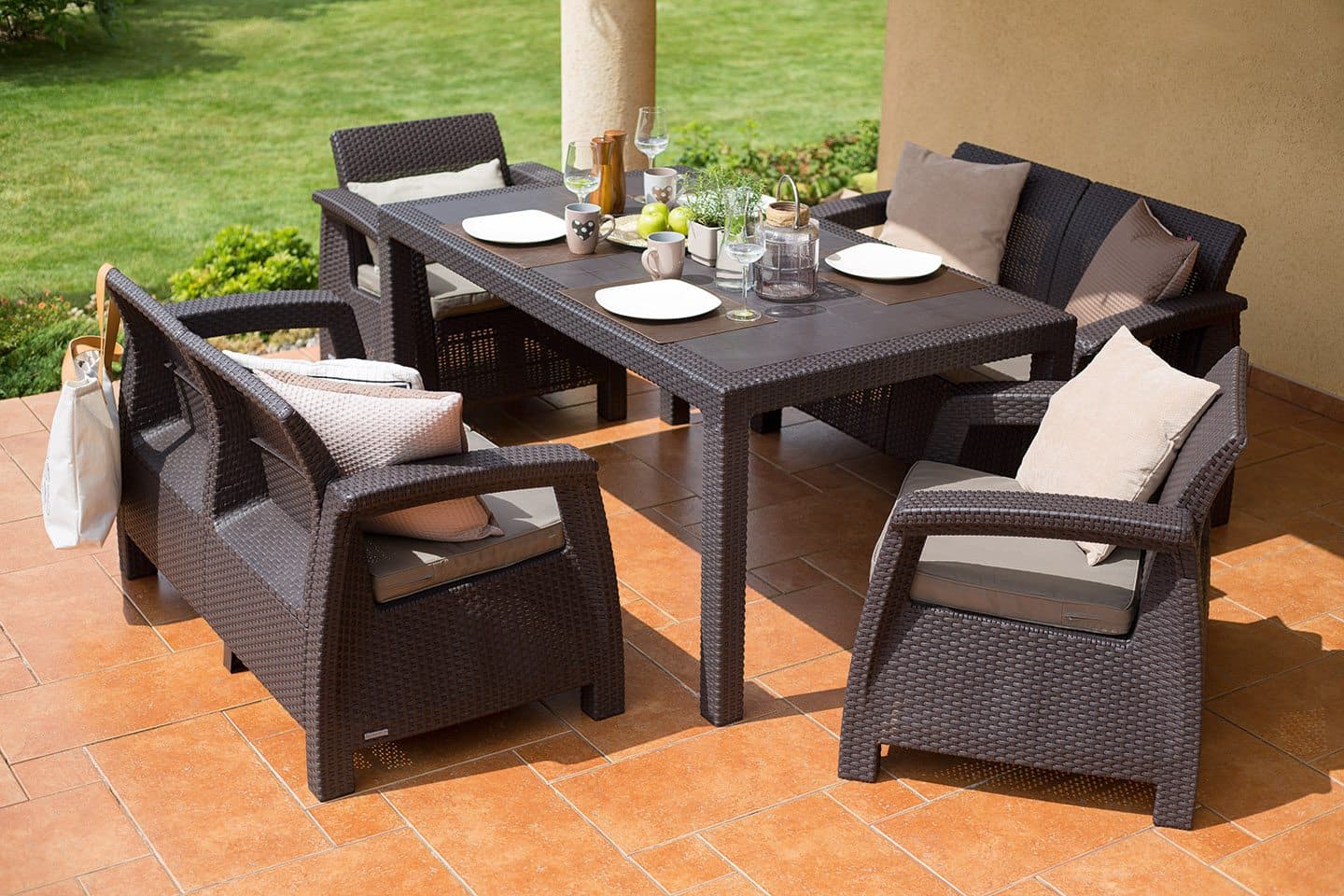 Keter CU 223216 Baštenski set Corfu Fiesta Pe-ratan - slika 4