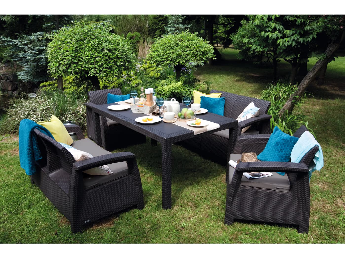 Keter CU 223216 Baštenski set Corfu Fiesta Pe-ratan - slika 2