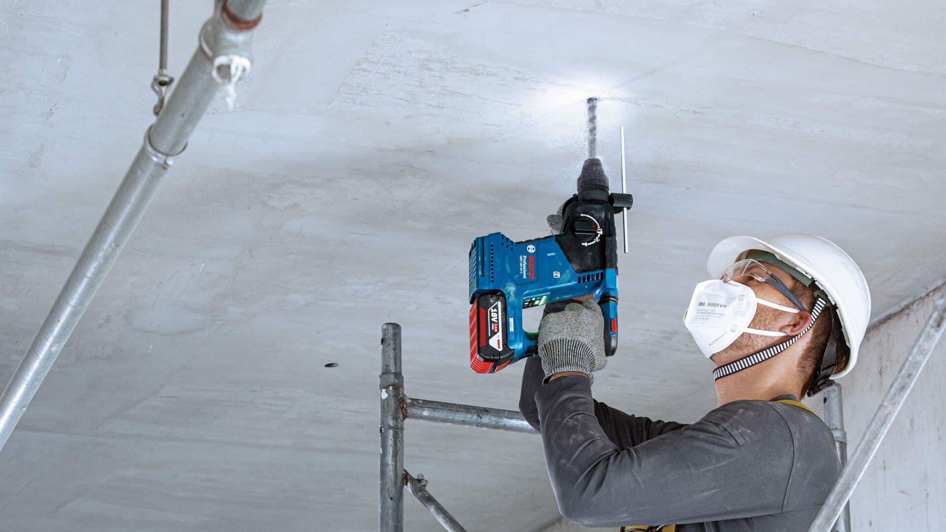 Bosch GBH 187-LI Akumulatorski elektro-pneumatski čekić 1x5,0 Ah, 0611923022 - slika 3