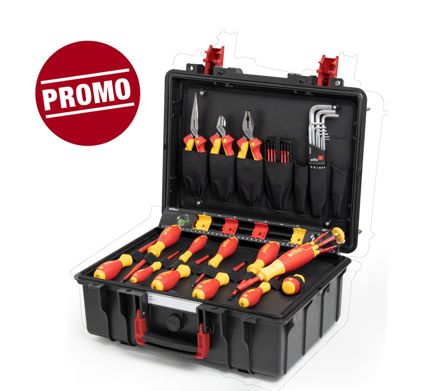 Wiha 45257 Set alata u koferu Basic set L električarski, 39-delni