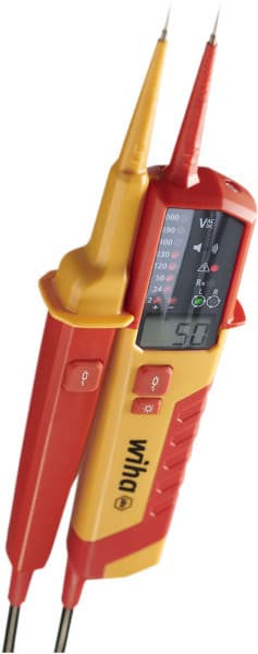 Wiha 45217 ispitivač napona, 0.5 - 1,000 V AC, CAT IV, 2x AAA baterije (1.5V, IEC LR03) - slika 5