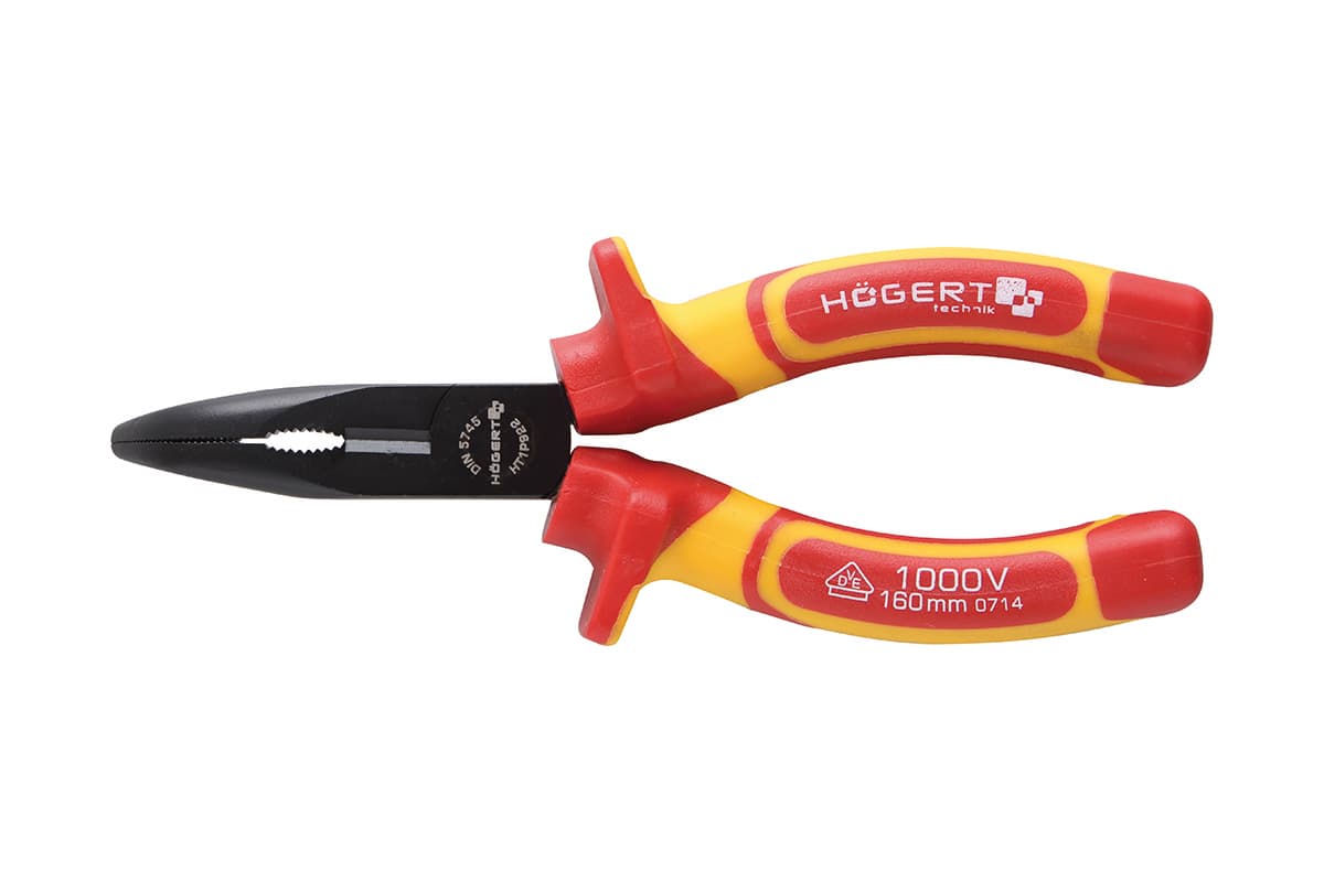 HÖGERT HT1P922 Klešta kombinovana izolovana savijena, 160mm