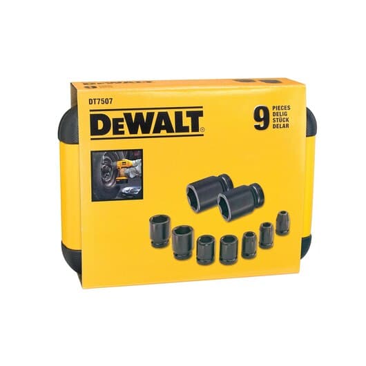 DeWalt DT7507 set nasadnih ključeva, 9 delova, 1/2" - slika 2