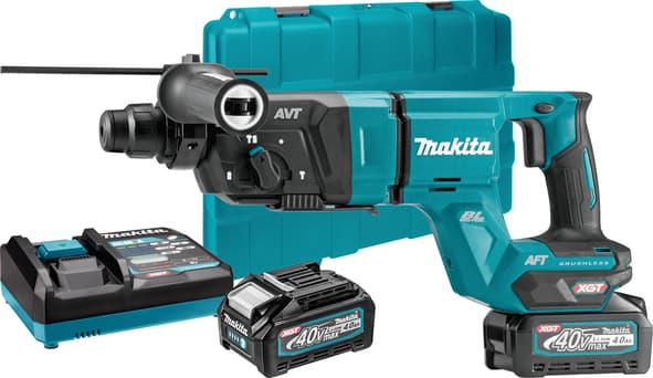 Makita HR007GM201 Akumulatorski pneumatski čekić SDS-Plus, 2x4.0 Ah, MakPac kofer - slika 3