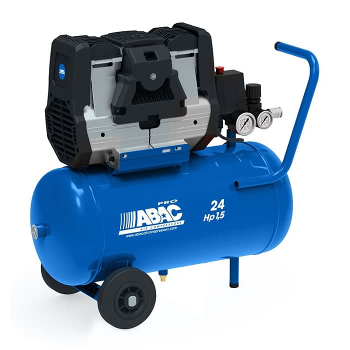 ABAC POLE POSITION SILENT OS15P klipni kompresor, 1.1kW, 24l