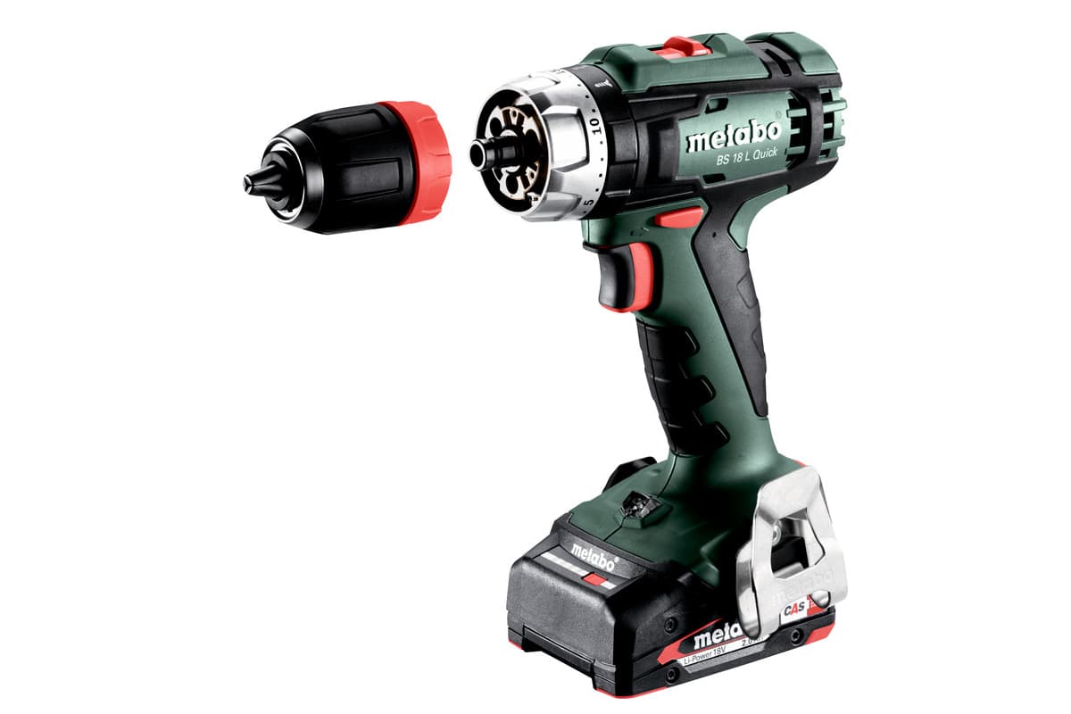 Metabo BS 18 L Quick Akumulatorska bušilica- odvijač, 2x2.0Ah LI-Power, 602320500 - slika 2
