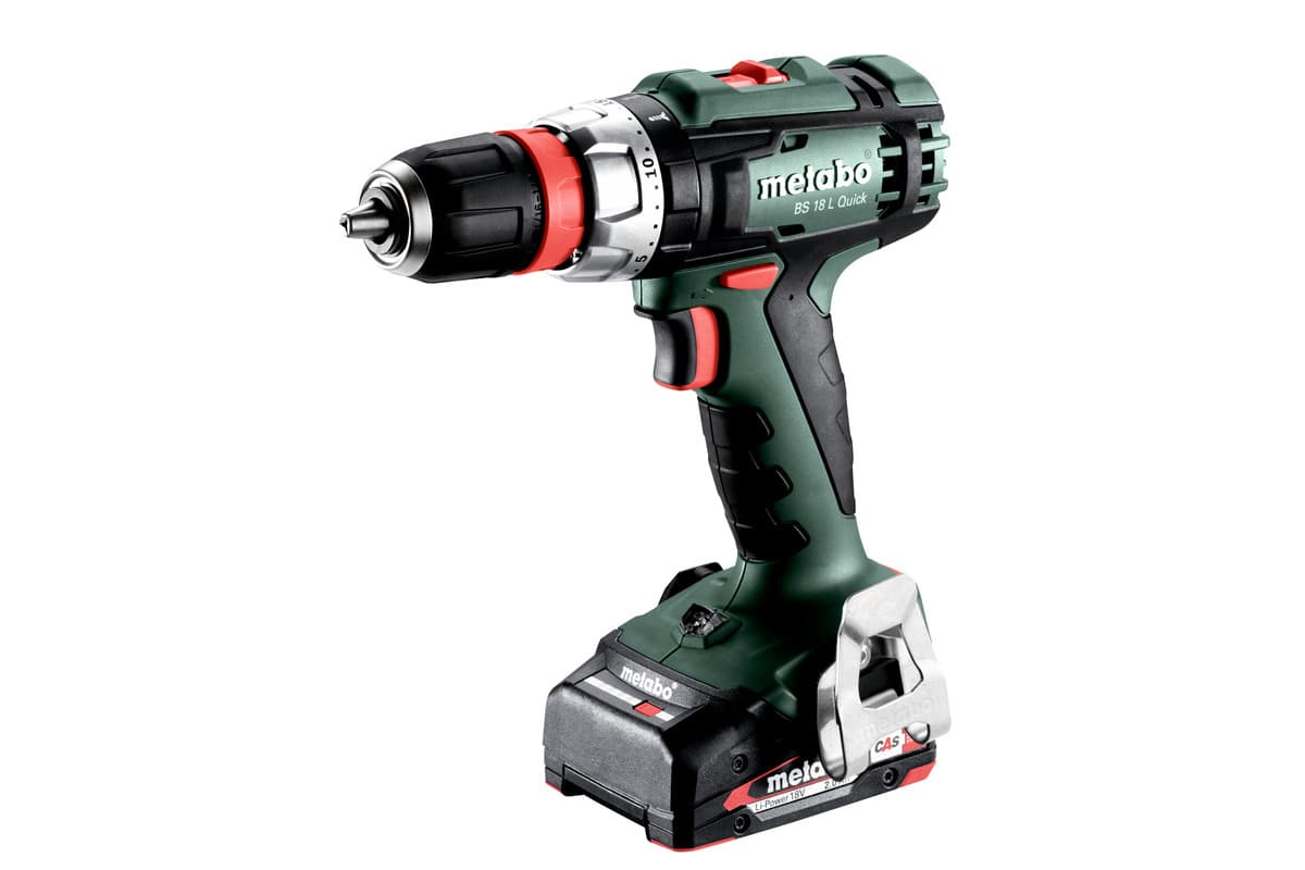 Metabo BS 18 L Quick Akumulatorska bušilica- odvijač, 2x2.0Ah LI-Power, 602320500 - slika 3