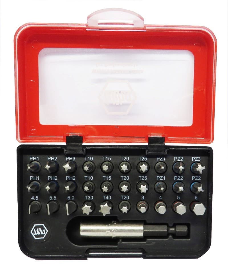 Wiha 79791-07 bitbox set bitova, 25 mm, 1/4", 31 deo