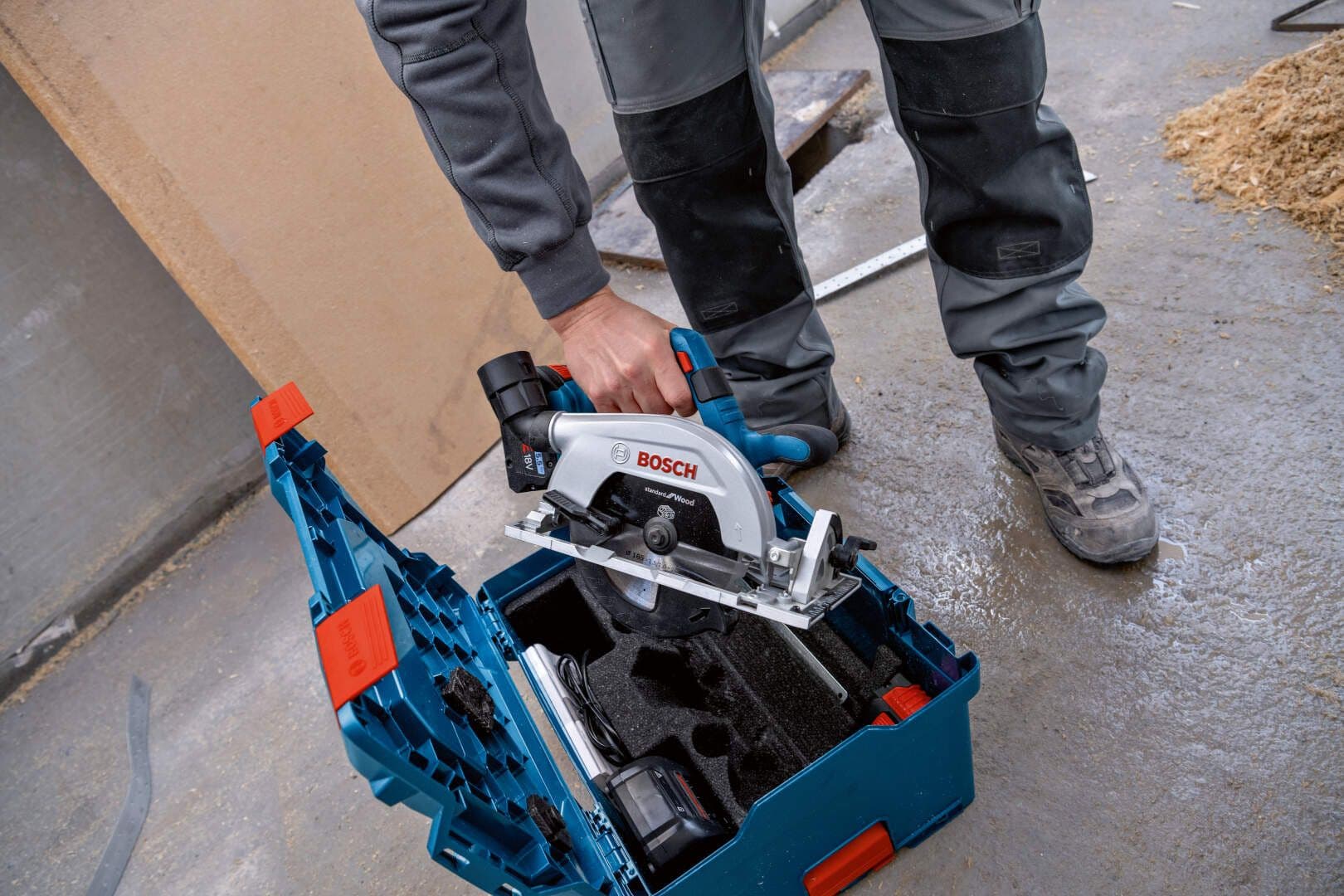 Bosch GKS 185-Li Akumulatorska kružna testera-cirkular 1x5,0 Ah 06016C1223 - slika 3