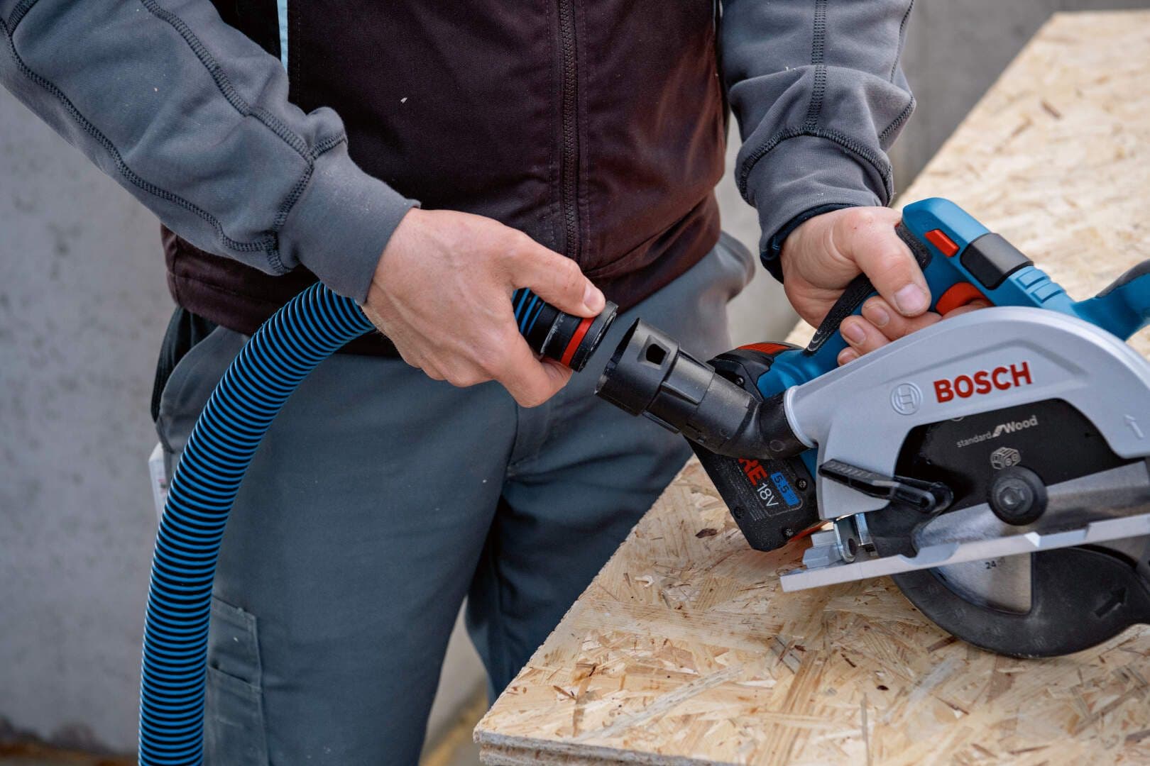 Bosch GKS 185-Li Akumulatorska kružna testera-cirkular 1x5,0 Ah 06016C1223 - slika 2