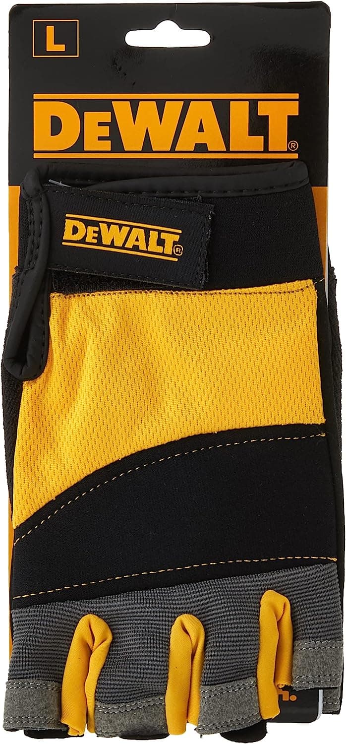 DeWalt DPG213L SECUREFIT™ zaštitne rukavice bez prstiju, za razne namene, perive - slika 2