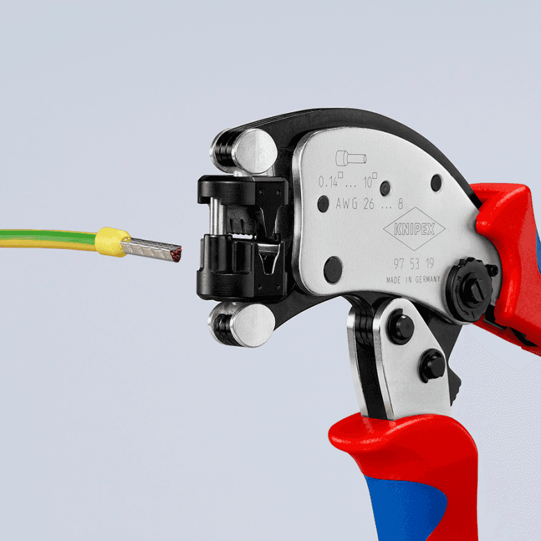 Knipex 97 53 19 Twistor® T samopodešavajuća klešta za hilzne sa rotirajućom glavom 0.14 - 10 mm² - slika 10