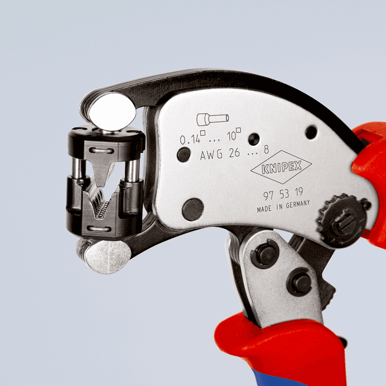 Knipex 97 53 19 Twistor® T samopodešavajuća klešta za hilzne sa rotirajućom glavom 0.14 - 10 mm² - slika 11