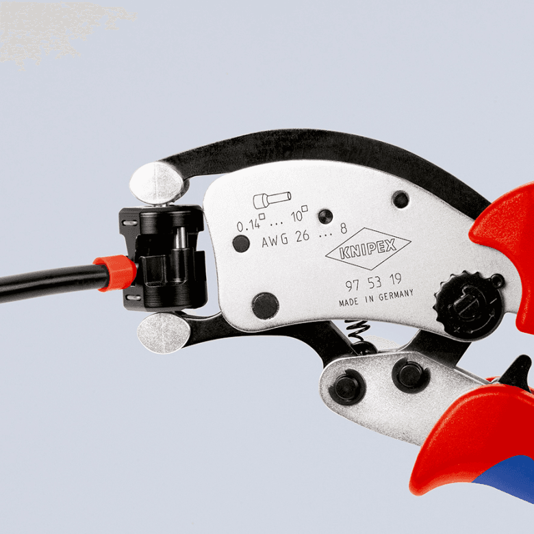 Knipex 97 53 19 Twistor® T samopodešavajuća klešta za hilzne sa rotirajućom glavom 0.14 - 10 mm² - slika 9