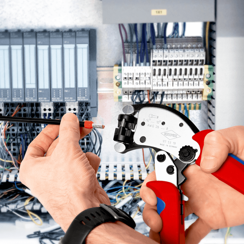 Knipex 97 53 19 Twistor® T samopodešavajuća klešta za hilzne sa rotirajućom glavom 0.14 - 10 mm² - slika 6